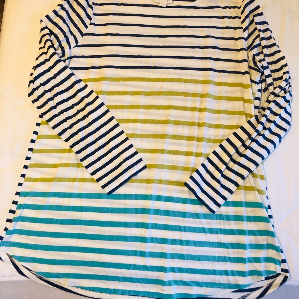 J. Jill striped tunic sz L